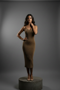 REFINED COLUMN DRESS