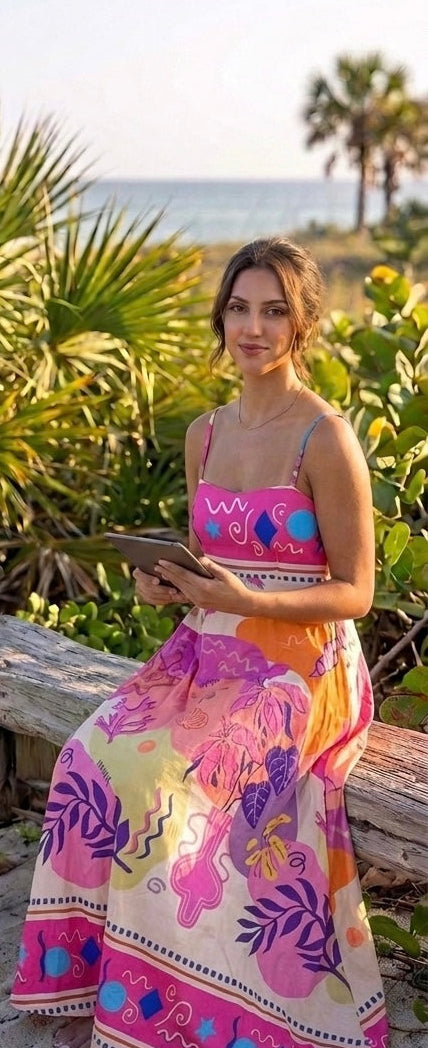 SUNSET MUSE ABSTRACT MAXI