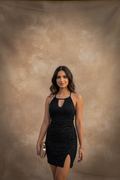OBSIDIAN STARLIGHT DRESS