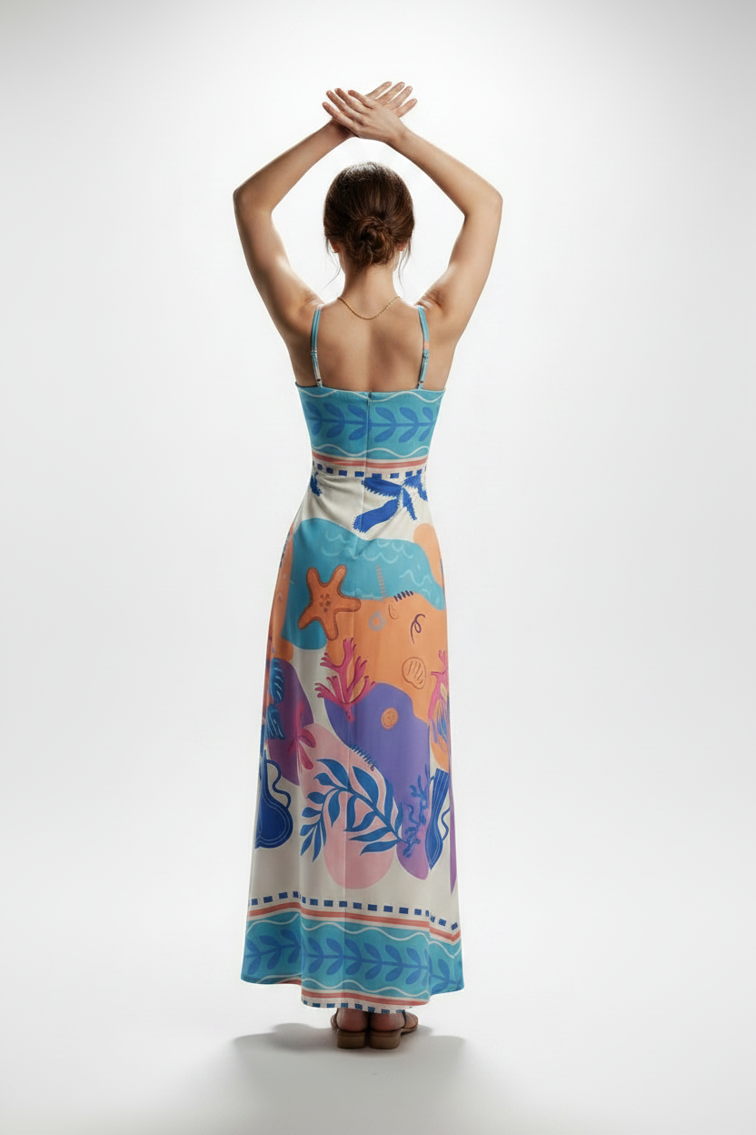 AZURE TIDE COASTAL MAXI